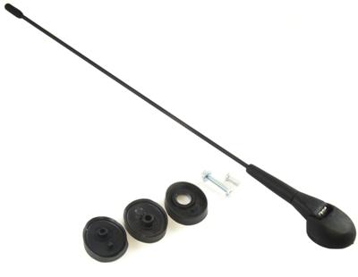 IGTEK - ANTENNA DA TETTO AUTO AM/FM 37 CM NERA PER FIAT FINO AL'03