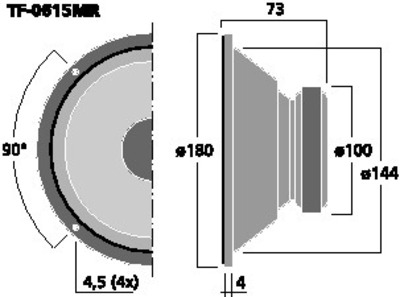 CELESTION TF-0615MR