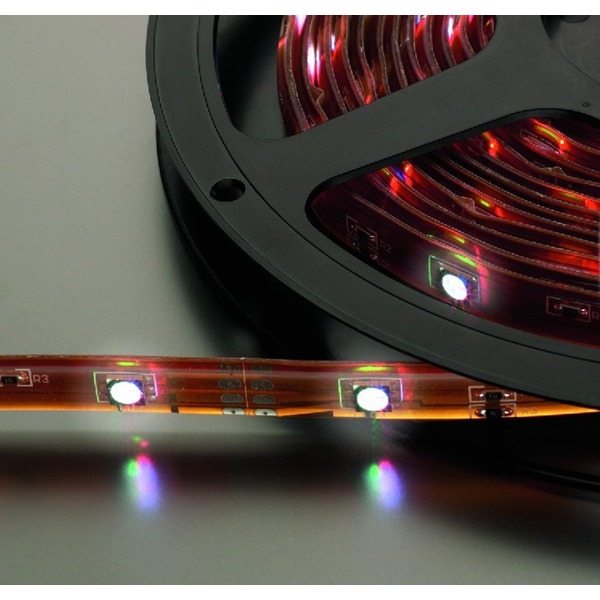 IGTEK - MONACOR LEDS-5MP/RGB STRISCIA FLESSIBILE A150 LED SMD 12VOLT 5 METRI X 10MM RGB