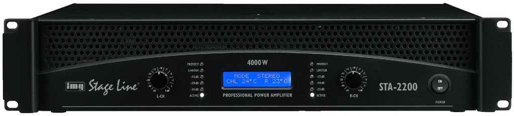 IMG STAGE LINE STA-2200 AMPLIFICATORE PROFESSIONALE 2CH O PONTE 2X2200W