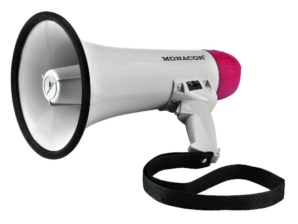 MONACOR TM-11 MEGAFONO CON MICROFONO INTEGRATO - 100DB 15WATT VOLUME REGOLABILE MONACOR TM-11