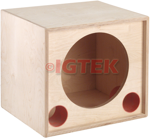 IGTEK - BOX GREZZO PER PROGETTO BR021 CIARE BBR021 SUBWOOFER REFLEX PROFESSIONAL DJ