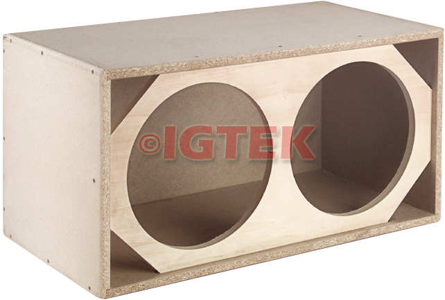 IGTEK - BOX GREZZO X PROGETTO BR0310 CIARE BBR0310 DOPPIO SUBWOOFER REFLEX PROFESSIONAL