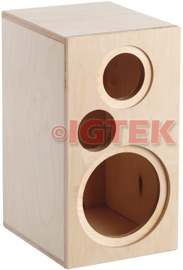 IGTEK - BOX GREZZO PER PROGETTO HOME THEATRE H03 CIARE BH03 DIFFUSORE REFLEX HI-FI 2 VIE