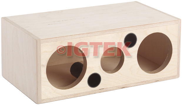 IGTEK - BOX GREZZO PER PROGETTO V02 CIARE BV02 DIFFUSORE CANALE CENTRALE HOME THEATRE