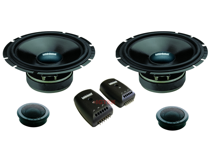 IGTEK - KIT HI-FI CAR 2 VIE COMPLETO CIARE KCA01 100 WATT MAX - 4 OHM - WOOFER 16 CM