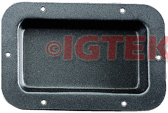 IGTEK - VASCHETTA RETTANGOLARE IN METALLO CHIUSA CIARE YAC102 136 X 89 MM