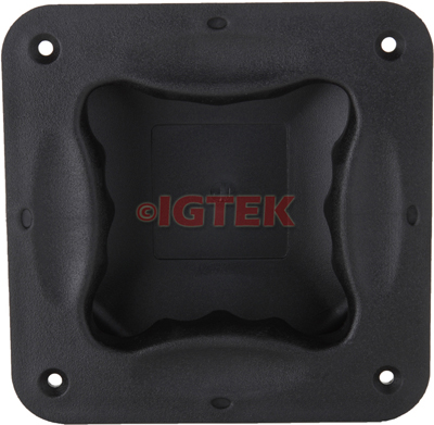 IGTEK - MANIGLIA QUADRATA A INCASSO IN ABS PER BOX - 155 X 155 MM CIARE YAC301