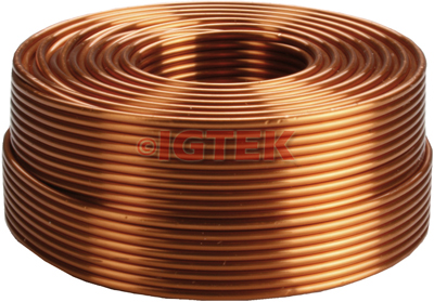 IGTEK - INDUTTANZA IN ARIA CIARE YCI0045 0,45 mH - SEZIONE 0,8 MM - RESISTENZA 0,46OHM