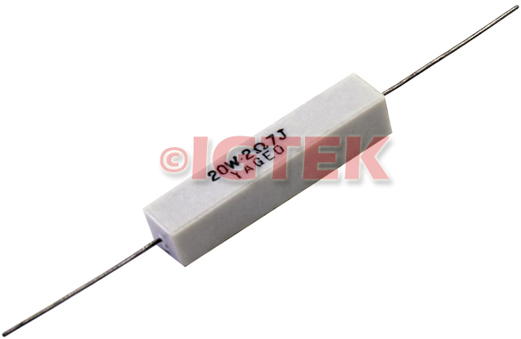 IGTEK - RESISTENZA IN CERAMICA CIARE YCR0150-2 1,50 OHM - 20 WATT