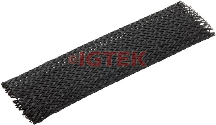 IGTEK - 1 METRO GUAINA WEBBING ESPANDIBILE PER CAVI - CIARE YGW1B MINIMO 3MM, MAS 12MM