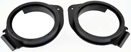 IGTEK - COPPIA SUPPORTI ADATTATORI ALTOPARLANTI 165mm OPEL MERIVA '10> POSTERIORE