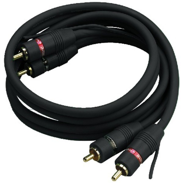 IGTEK - CARPOWER AC-080/SW CAVO DI COLLEGAMENTO AUDIO RCA STEREO ALTA QUALIT 80CM NERO