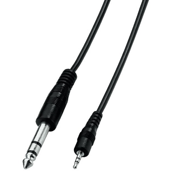 IGTEK - MONACOR ACS-2625 2METRI CAVO COLLEGAMENTO AUDIO JACK 2,5MM CON JACK 6,3MM STEREO