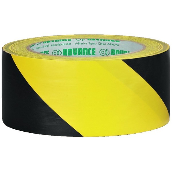 IGTEK - ADVANCE AT-8/GESW NASTRO AUTOADESIVO GIALLO NERO PVC X SEGNALAZIONI 5 CM X 33 MT