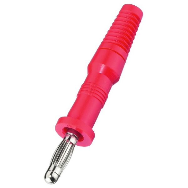 IGTEK - MONACOR BP-20/RT MORSETTO PER APPARECCHI E SPINE A BANANA 4 MM - COLORE ROSSO