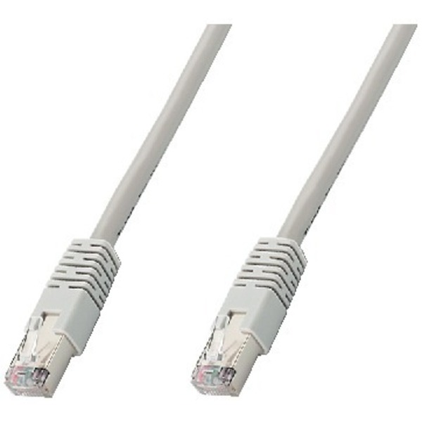 IGTEK - MONACOR CAT-505 50 CM CAVO DI RETE CAT 5E 100MBIT/S GRIGIO SCHERMATURA DOPPIA