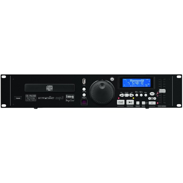 IGTEK - IMG STAGE LINE CD-196USB LETTORE PROFESSIONALE CD DJ MP3 CON USB E TELECOMANDO