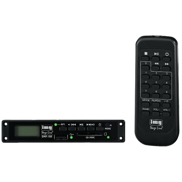 IGTEK - IMG STAGE LINE DMP-100 MODULO LETTORE MP3 PICCOLO DA INSERTO CON USB E SD / MMC