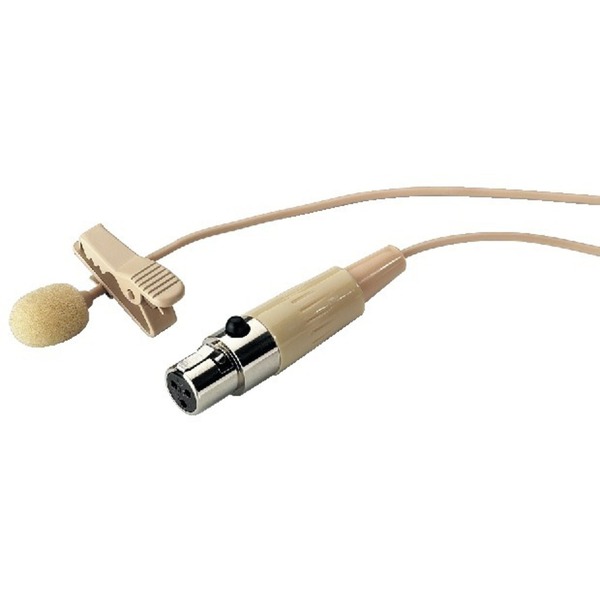 IGTEK - IMG STAGE LINE ECM-501L/SK MICROFONO A CRAVATTA BEIGE CAPSULA HIGH QUALITY XLR