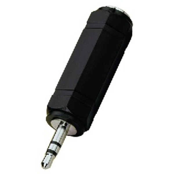 IGTEK - MONACOR HA-36 ADATTATORE JACK 3,5 MM STEREO SU JACK FEMMINA 6,3 MM