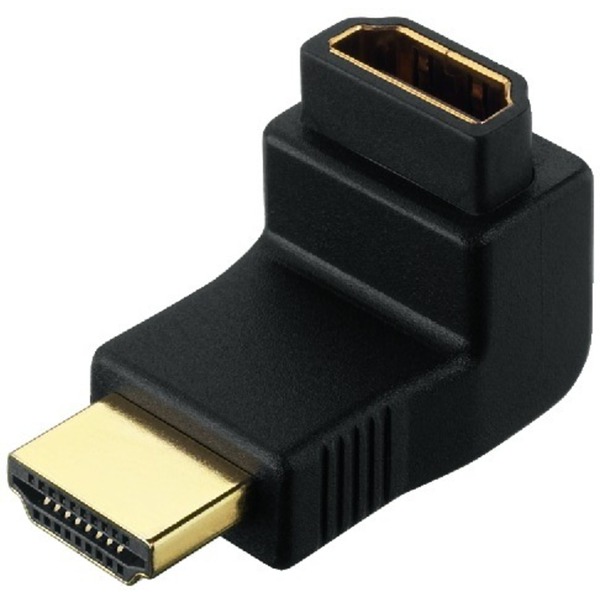 IGTEK - MONACOR HDMA-100W ADATTATORE HDMI ANGOLATO CON CONTATTI DORATI 19 POLI