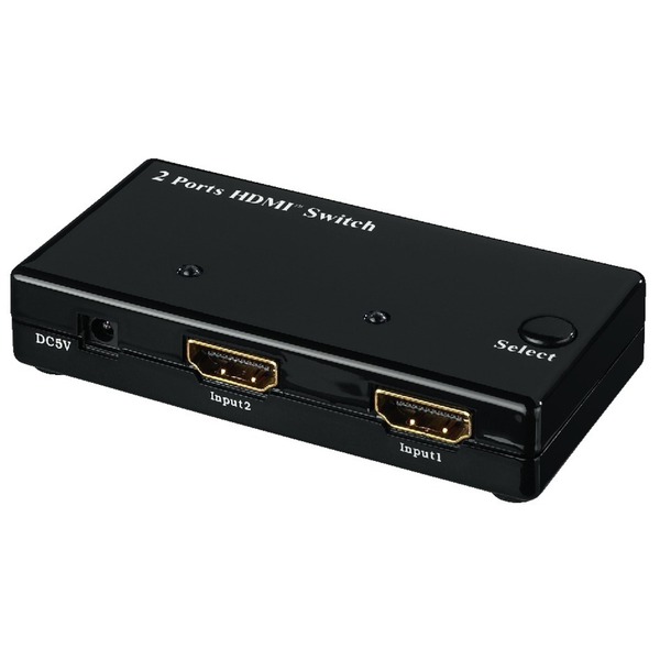 IGTEK - MONACOR HDMS-201 SELETTORE HDMI 2 VIE PER COLLEGAMENTO DI 2 LETTORI CON MONITOR