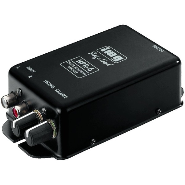 IGTEK - IMG STAGE LINE HPR-6 AMPLIFICATORE POTENTE PER CUFFIA STEREO RCA > JACK 6,3MM