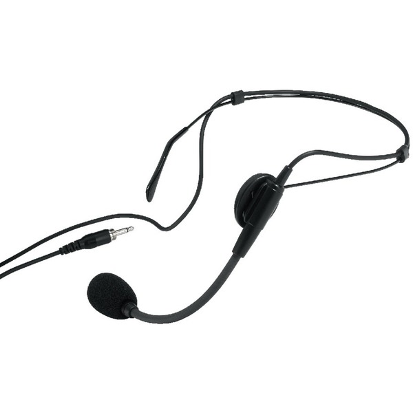 IGTEK - IMG STAGE LINE HSE-86 MICROFONO HEADSET A ELETTRETE JACK MONO 3,5MM PER AEROBICA