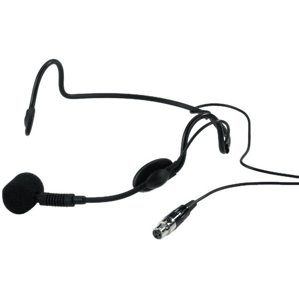 IGTEK - IMG STAGE LINE HSE-90 CUFFIA CON MICROFONO HEADSET A ELETTRETE CON MINIXLR 3POLI