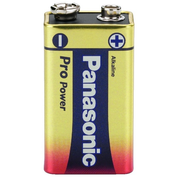 IGTEK - PANASONIC LR-61 BATTERIA ALCALINE 9 VOLT 680MAH 25X46X16MM ALTA POTENZA