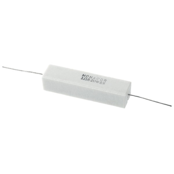 IGTEK - MONACOR LSR-18/20 RESISTENZA IN CERAMICA 1,8 OHM - 20 WATT - ALTA POTENZA