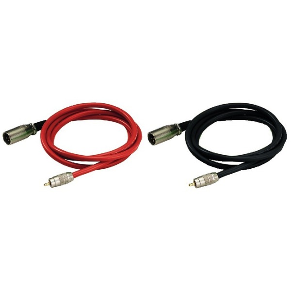 IGTEK - MONACOR MCA-158 COPPIA CAVI AUDIO CON RCA MASCHIO E XLR MASCHIO 3 POLI 1,5 METRI