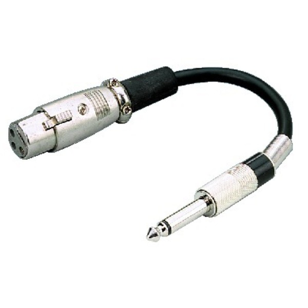 IGTEK - IMG STAGE LINE MCA-15/1 CAVO ADATTATORE 15CM FEMMINA XLR CANNON > JACK MAS 6,3MM