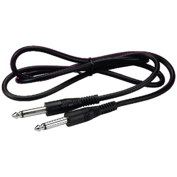 IGTEK - MONACOR MCC-122/SW 1,2 METRI CAVO AUDIO LINE JACK > JACK 6,3MM MONO NERO