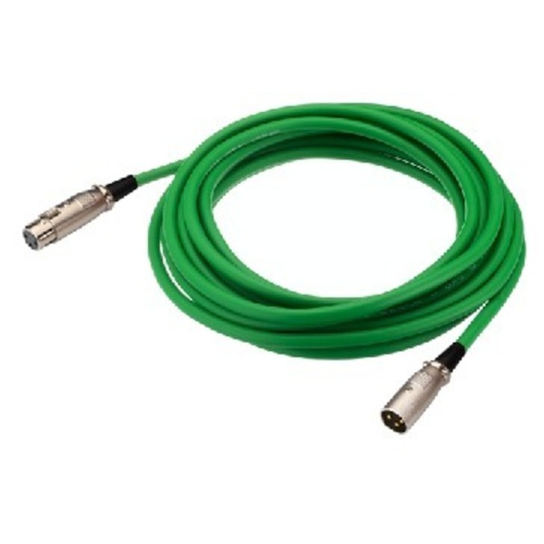 IGTEK - IMG STAGE LINE MEC-50/GN 70 CM CAVO / PROLUNGA XLR MASCHIO > XLR FEMMINA VERDE