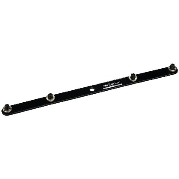 IGTEK - IMG STAGE LINE MHP-400 PIASTRA SUPPORTO PER 4 MICROFONI - 40CM - FILETTATURA 9MM