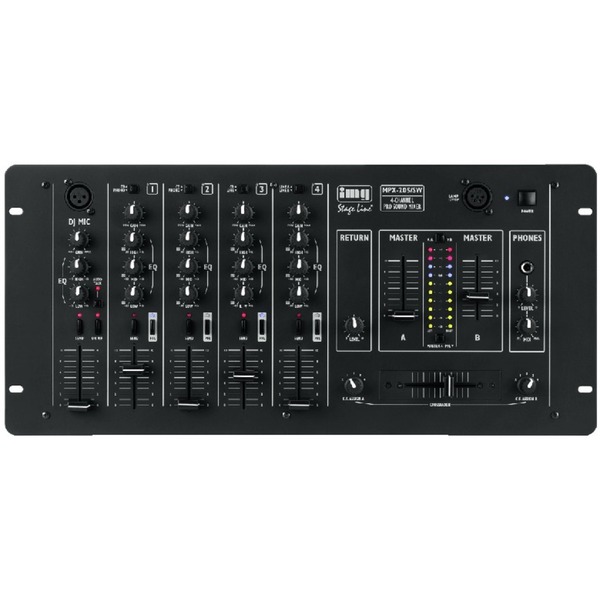 IGTEK - IMG STAGE LINE MPX-205/SW MIXER STEREO PER DJ 4 CANALI STEREO CON TALKOVER -RACK