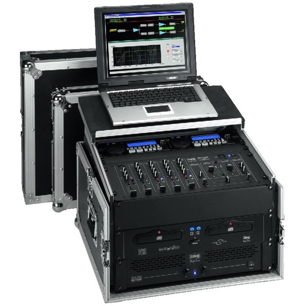 IGTEK - IMG STAGE LINE MR-106PC FLIGHTCASE DJ PER RACK 482MM CON CASETTO PER NOTEBOOK