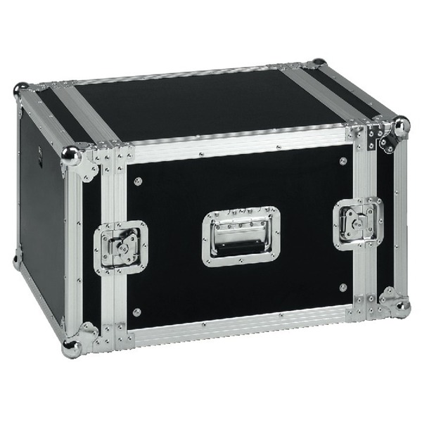 IGTEK - IMG STAGE LINE MR-708 FLIGHTCASE 8U IN LEGNO PER APPARECCHI RACK - 55X42X72 CM