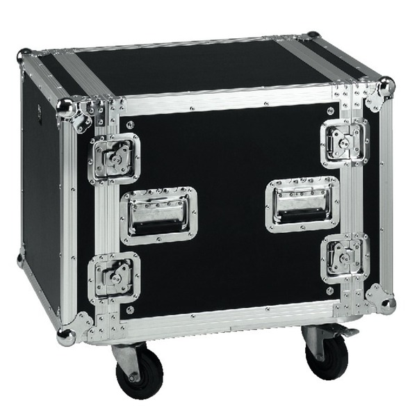 IGTEK - IMG STAGE LINE MR-710 FLIGHTCASE 10U IN LEGNO PER APPARECCHI RACK - 55X64X72 CM