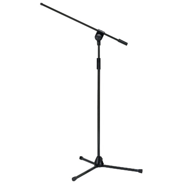 IGTEK - IMG STAGE LINE MS-50/SW STATIVO ASTA NERO PER MICROFONO CON GIRAFFA - H 99-225CM