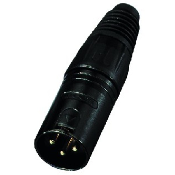 IGTEK - NEUTRIK NC-3MXB CONNETTORE XLR MASCHIO NEUTRIK A 3 POLI PER CAVI 3,5-8MM