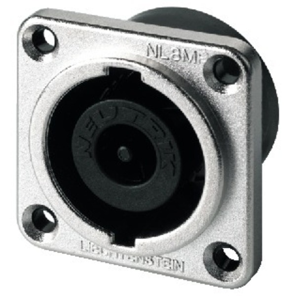 IGTEK - NEUTRIK NL-8MPR PRESA SPEAKON NEUTRIK DA PANNELLO 8 POLI - PIASTRA NICHELATA IGTEK - NEUTRIK NL-8MPR PRESA SPEAKON NEUTRIK DA PANNELLO 8 POLI - PIASTRA NICHELATA