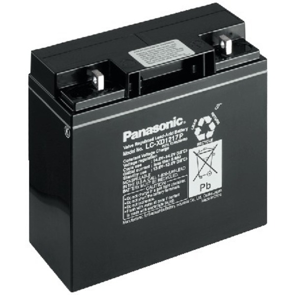 IGTEK - PANASONIC NPA-12/17 BATTERIA 12VOLT 17 AH - RICARICABILE UNIVERSALE INCAPSULATA