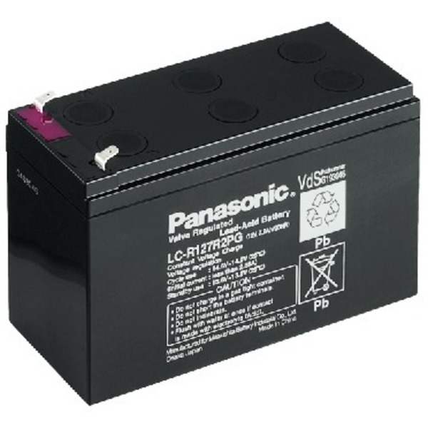 IGTEK - PANASONIC NPA-12/7 BATTERIA 12VOLT 7,2 AH - RICARICABILE UNIVERSALE INCAPSULATA