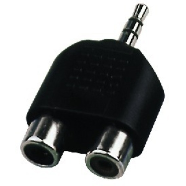 IGTEK - MONACOR NTA-105 ADATTATORE RCA - 1 X JACK STEREO 3,5MM > 2 X RCA FEMMINA