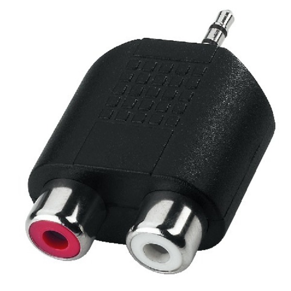 IGTEK - MONACOR NTA-106 ADATTATORE RCA - 1 X JACK STEREO 2,5MM > 2 X RCA FEMMINA