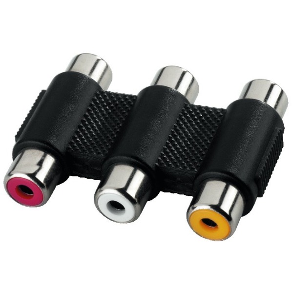 IGTEK - MONACOR NTA-107 ADATTATORE RCA - 3 X RCA FEMMINA > 3 X RCA FEMMINA