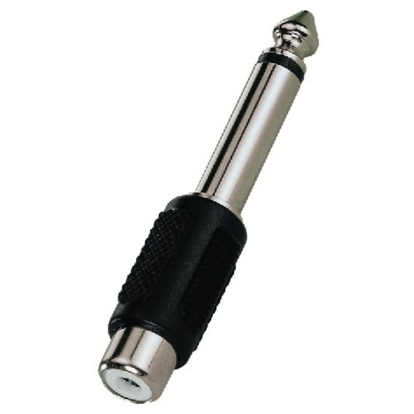 IGTEK - MONACOR NTA-175 ADATTATORE RCA FEMMINA > JACK 6,4MM MONO IN PLASTICA